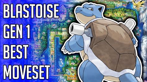 blastoise moveset gen 3